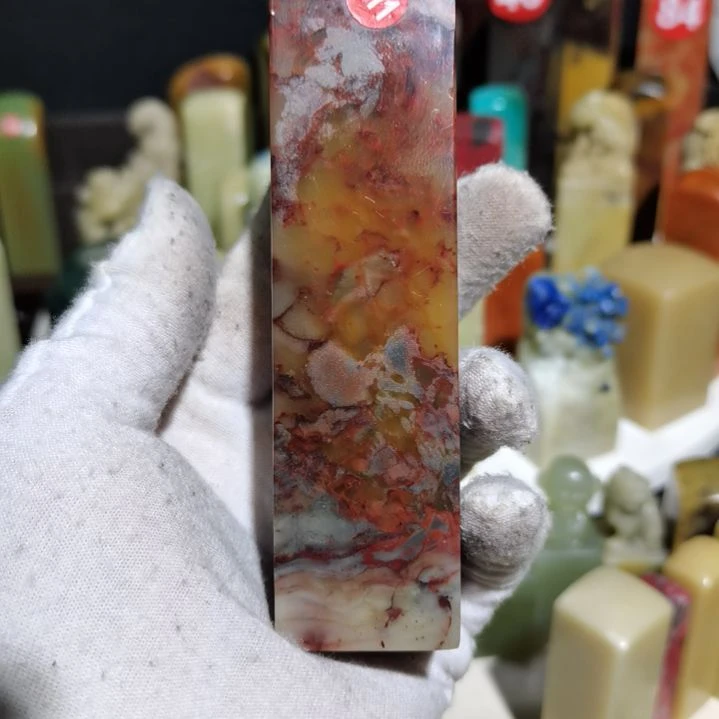 【闪购商品】青田石凡*青田石封门鸡血