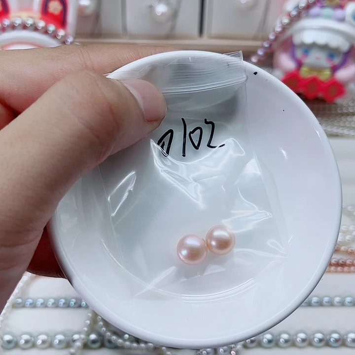淡水珍珠银S925镶嵌颈饰