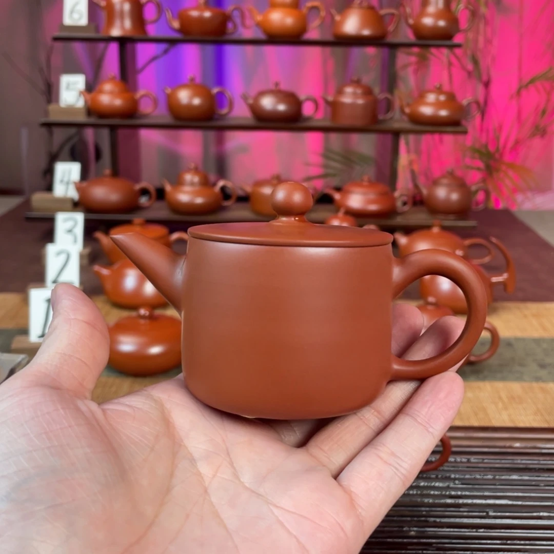 「***弟紫砂茶壶超薄汉瓦120cc