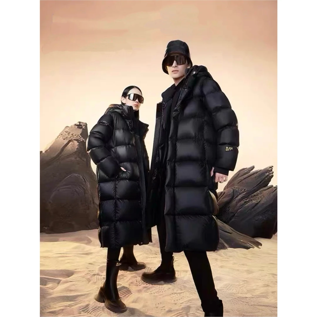 2025升级版长款真羽绒现货+运费险男女同款奢品定制羽绒服HJCK