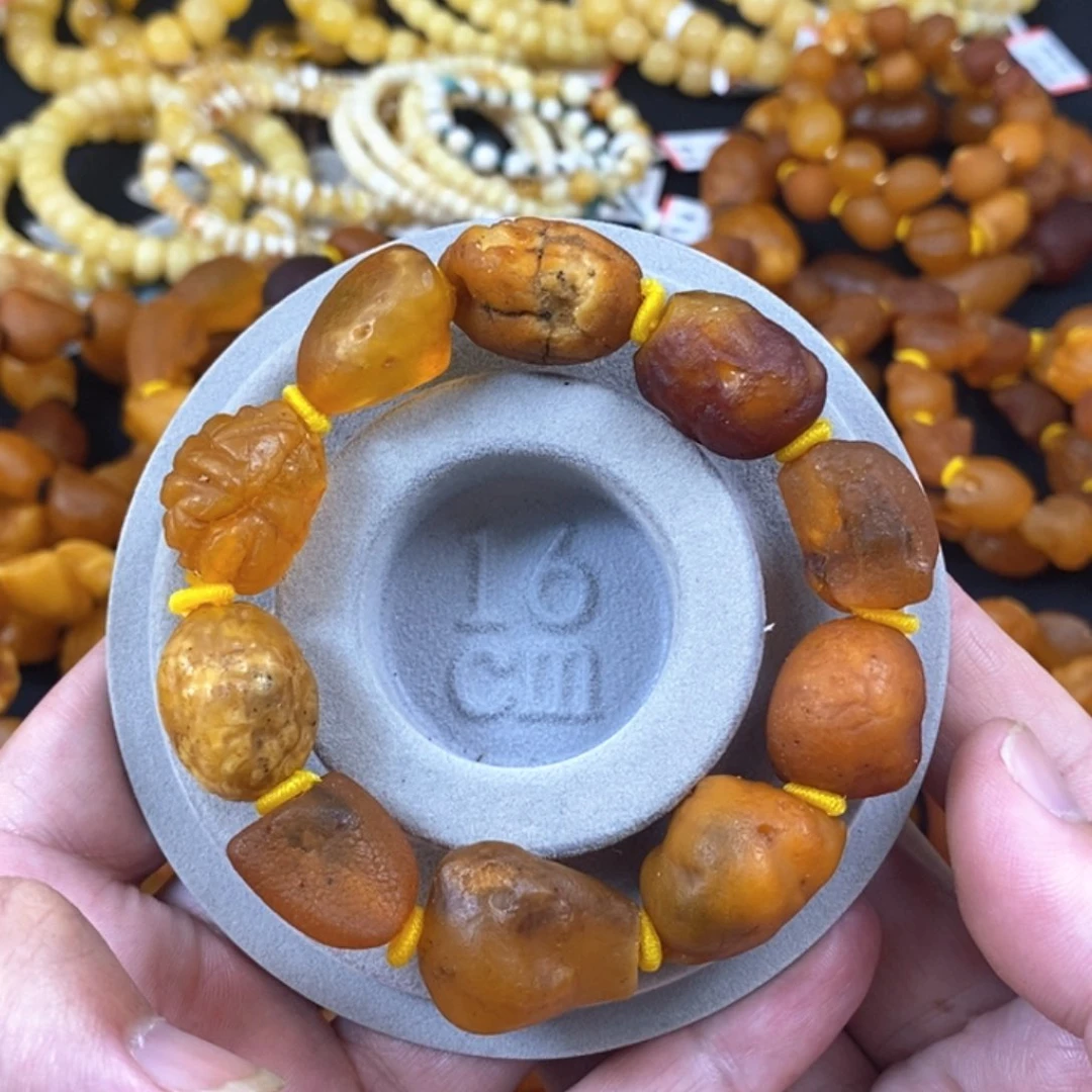 琥珀珠宝奇石未镶嵌天然的海漂籽