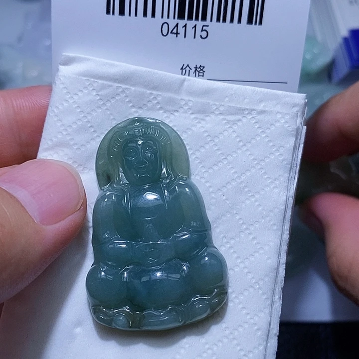 颈饰未镶嵌翡翠天光墟翡翠市场现金代购