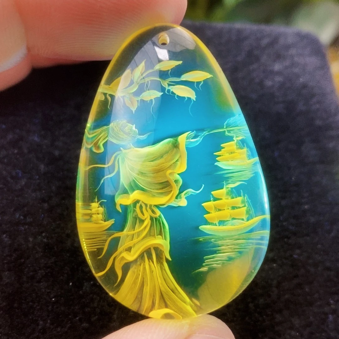 【闪购商品】金珀吊坠(不含链)未镶嵌