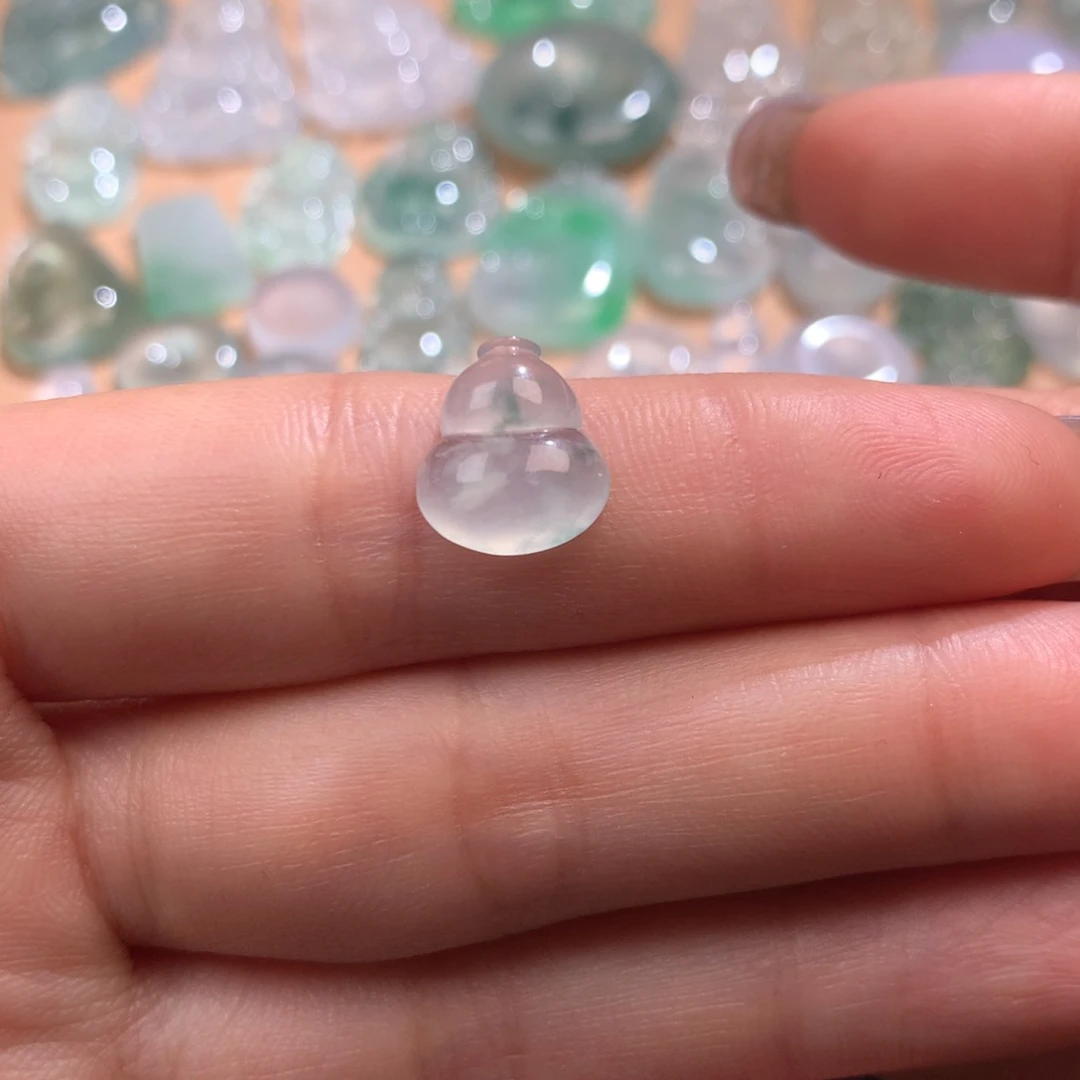 定制翡翠未镶嵌葫芦