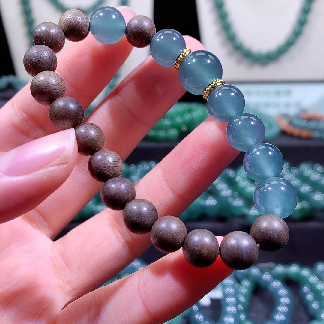 翡翠未镶嵌手链天然a货翡翠手串9.8