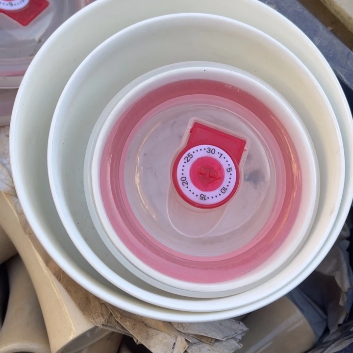 瓷其他骨瓷套碗3个带盖子