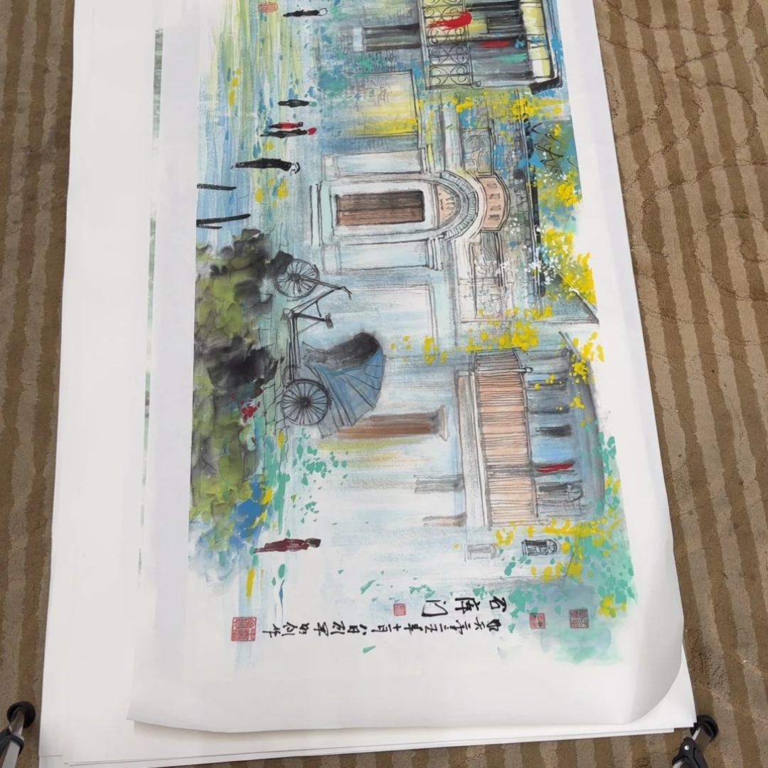 国画花鸟等图案和造型都