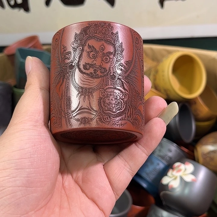 茶杯紫砂全手工紫砂主人杯