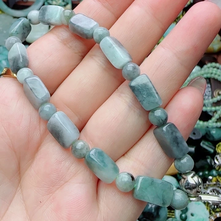 翡翠未镶嵌颈饰天然A货45