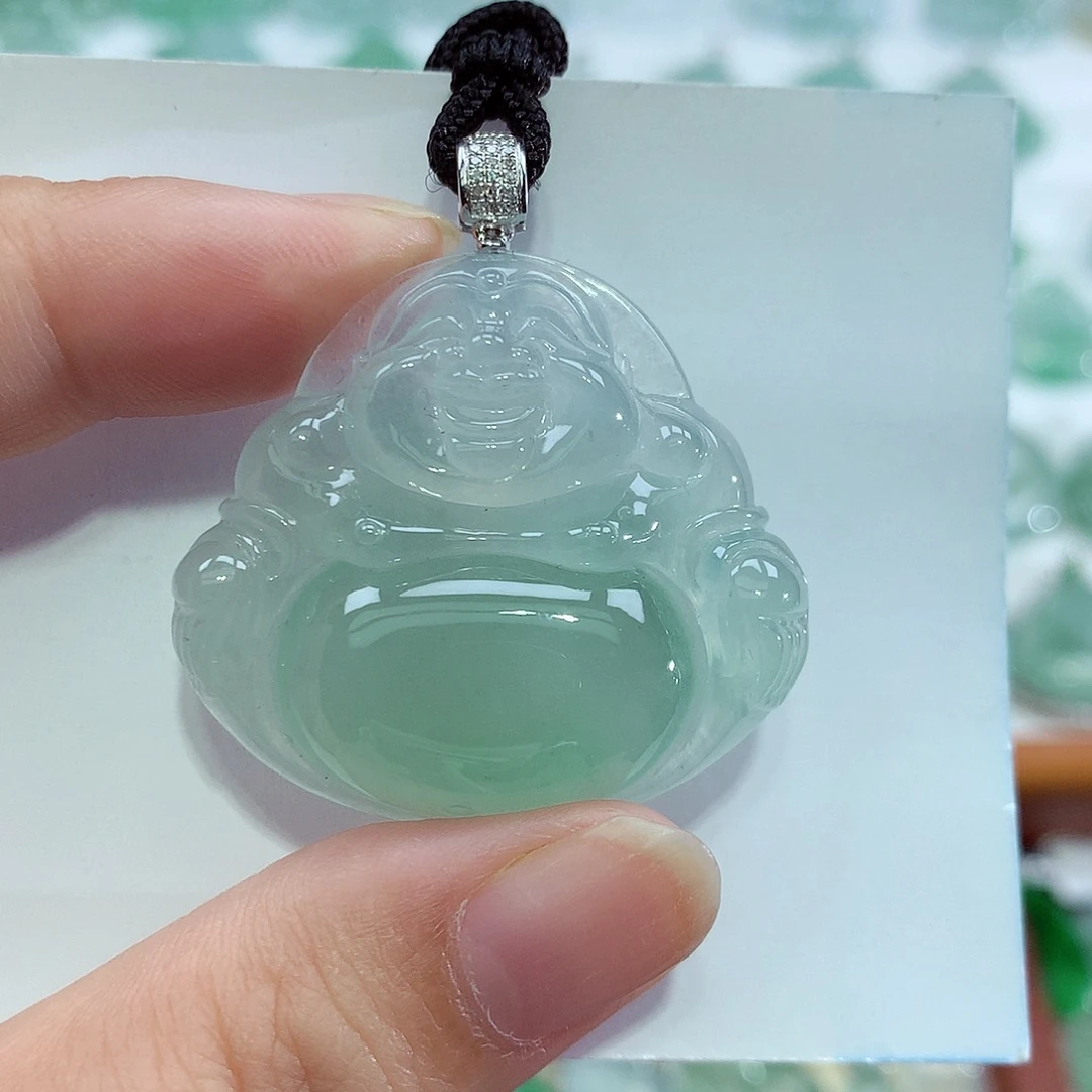 颈饰未镶嵌翡翠佛