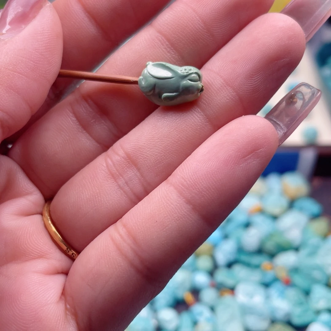 绿松石未镶嵌吊坠(不含链)