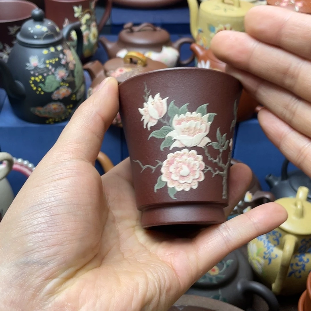 紫砂茶杯紫砂主人杯120cc