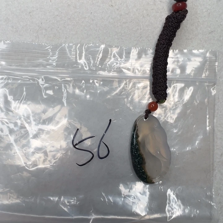 玛瑙/玉髓未镶嵌吊坠56