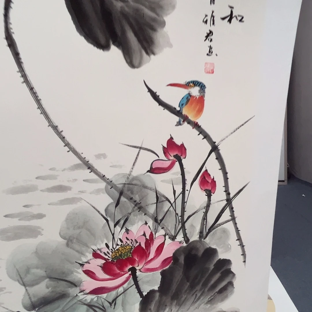 国画国画作品宣纸纯手绘