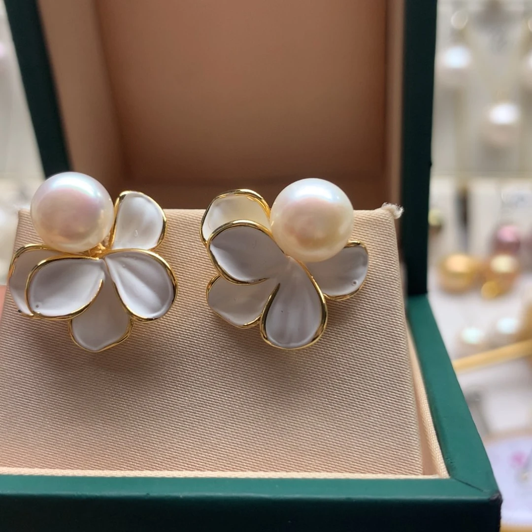 未镶嵌耳饰淡水珍珠