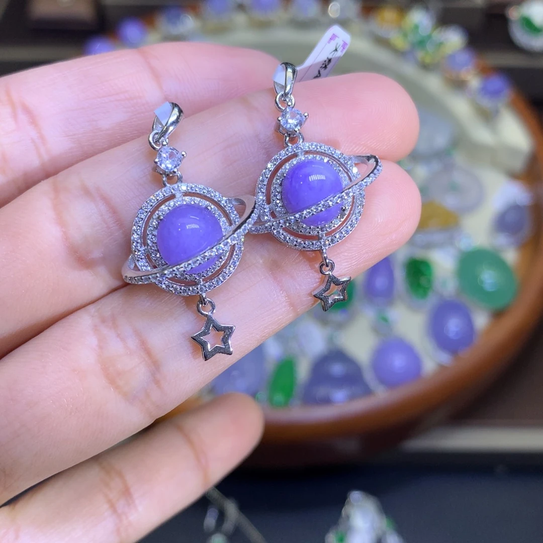 翡翠戒指银S925镶嵌翡翠多样性