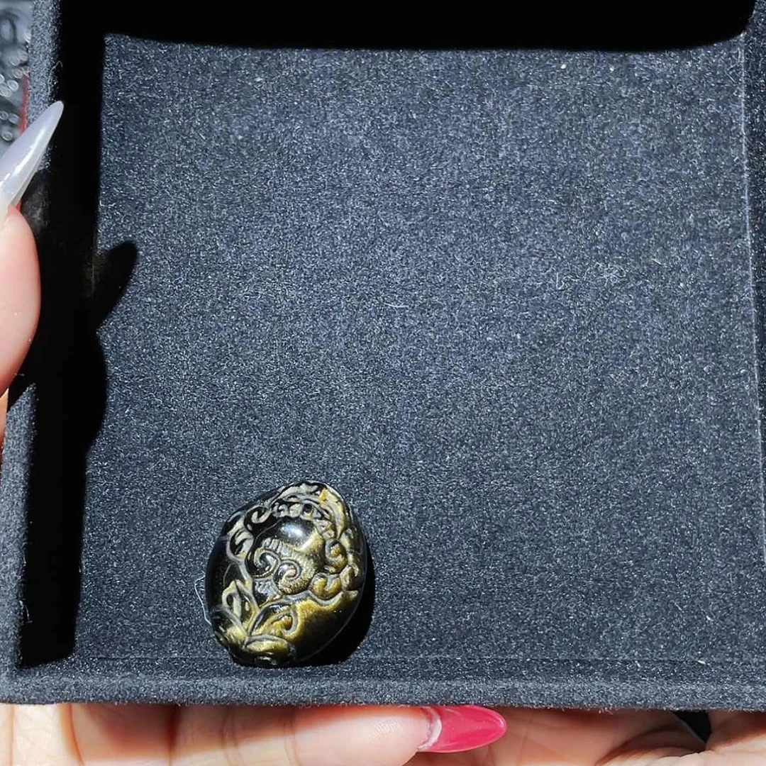 【闪购商品】未镶嵌黑曜岩珠宝奇石可**哈