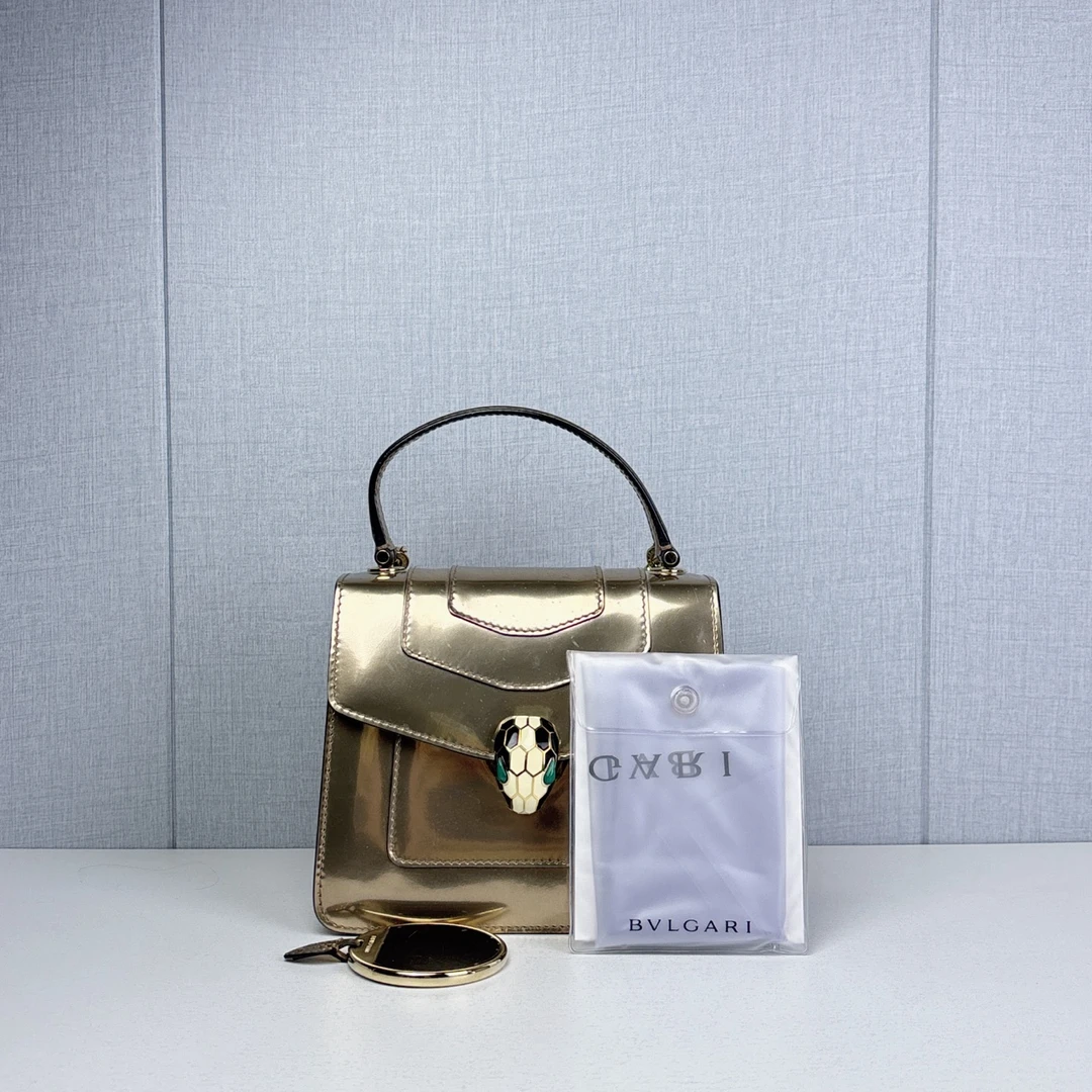 99新 BVLGARI/宝格丽 宝格丽/Bvlgari  蛇头风琴包