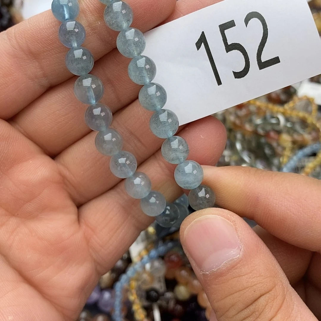 海蓝宝石手链未镶嵌多样性发货，发一条