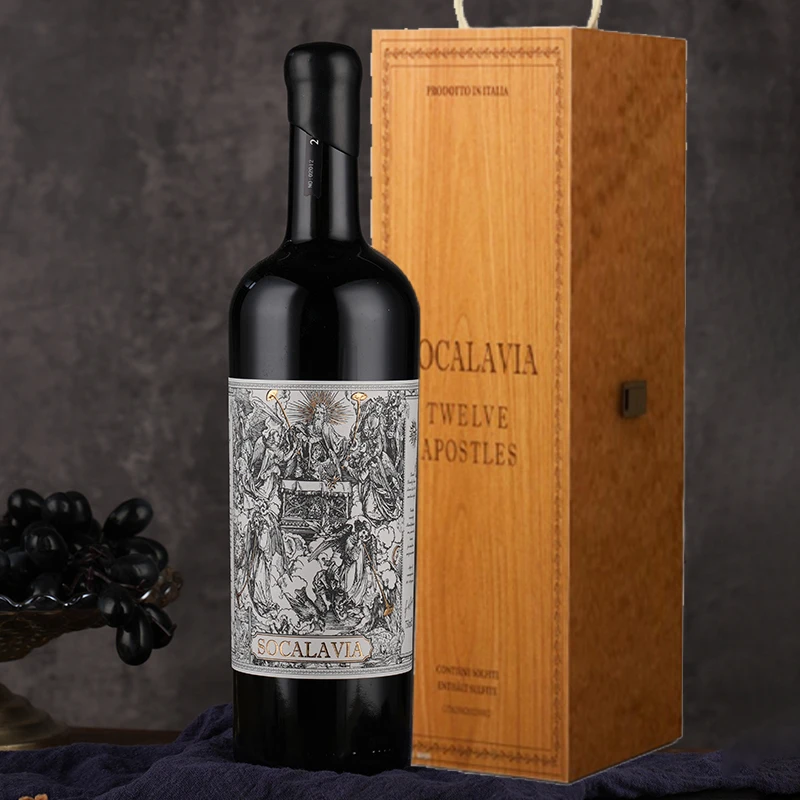 【原瓶进口】意大利名庄 索拉维亚 18度 十二使徒干红葡萄酒