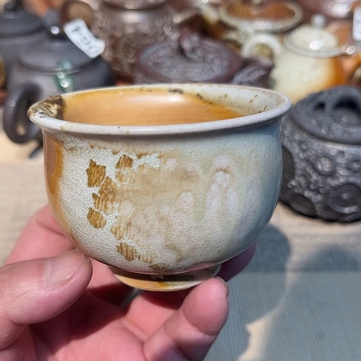 陶火器柴烧素烧97