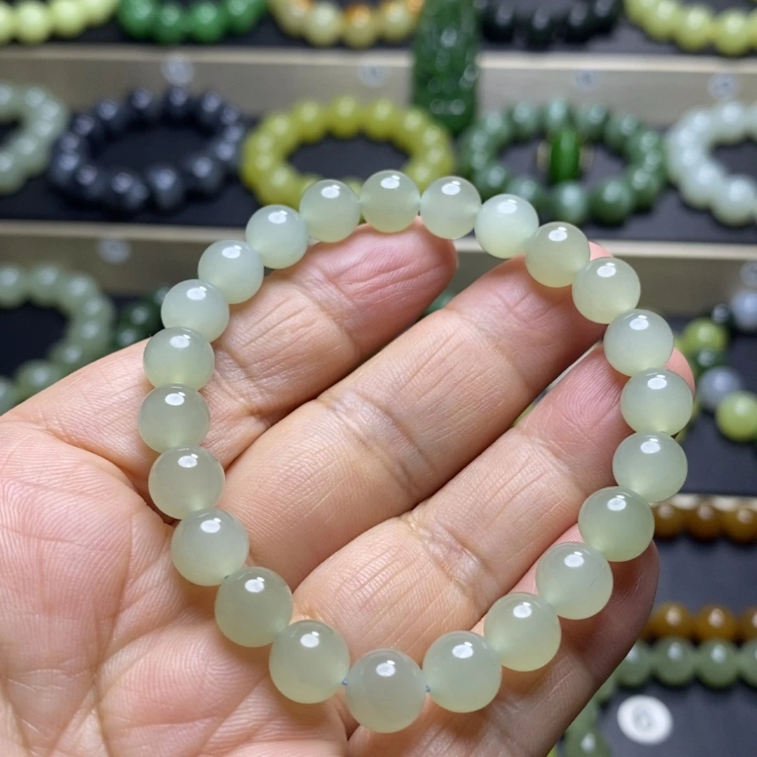 和田玉未镶嵌手串