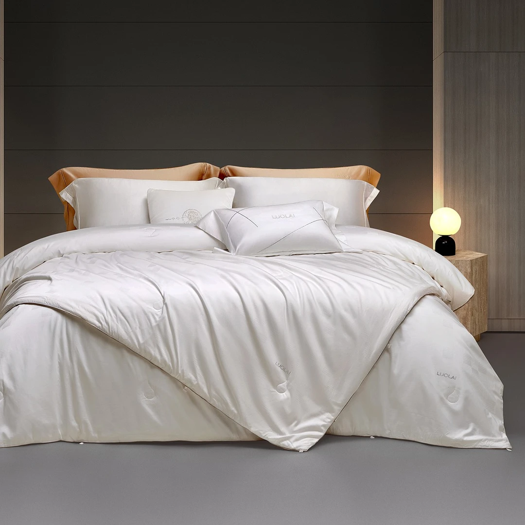 【罗莱·黄金桑蚕丝被】黄金丝桑蚕丝二合一轻奢子母被抗菌四季被芯