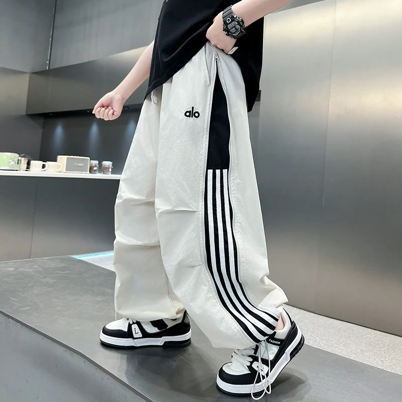 儿童装男童夏装防蚊裤2025新款夏季运动男孩休闲宽松薄款大童裤子