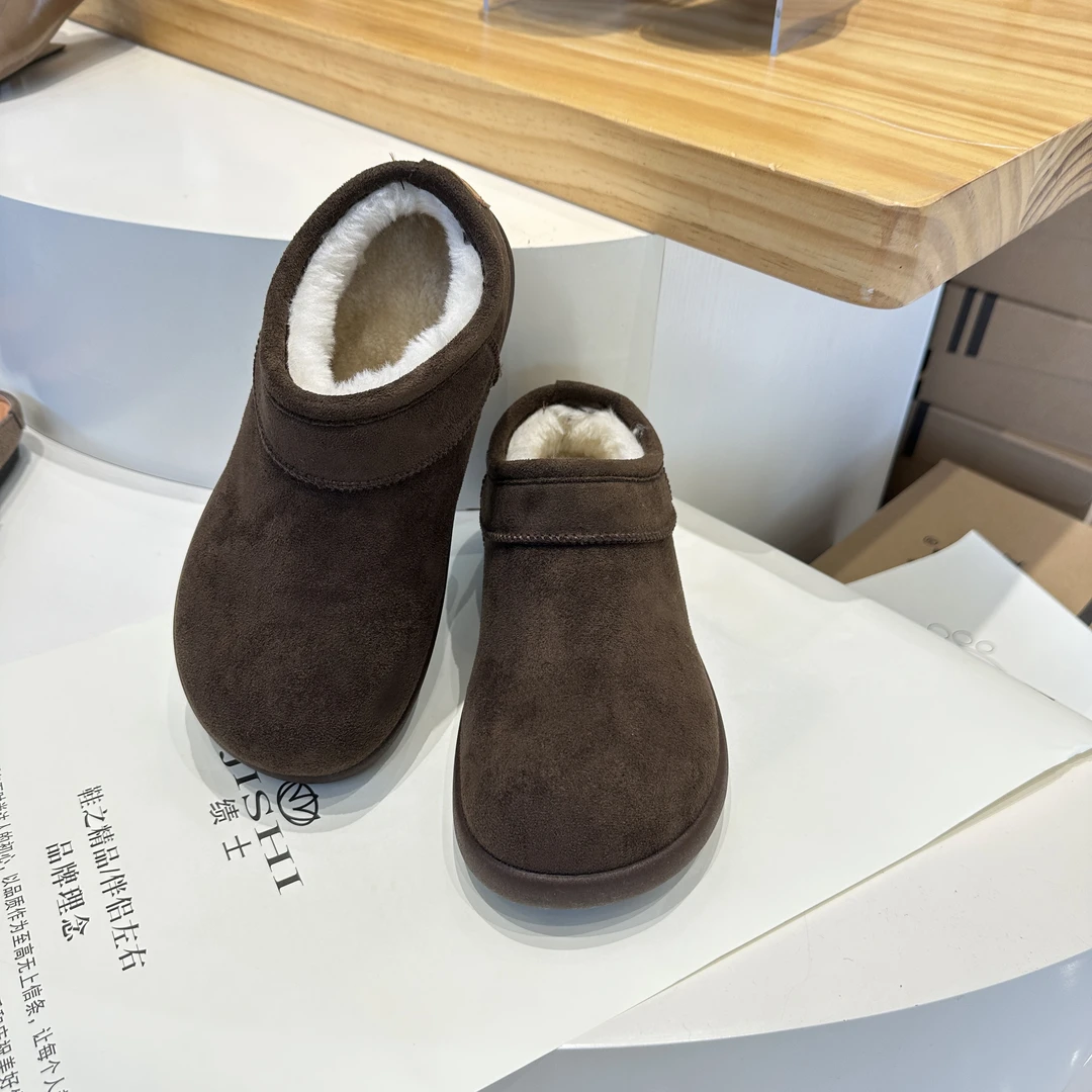 XINYIGE土豆鞋 保暖加厚冬款雪地靴 平跟女鞋短靴