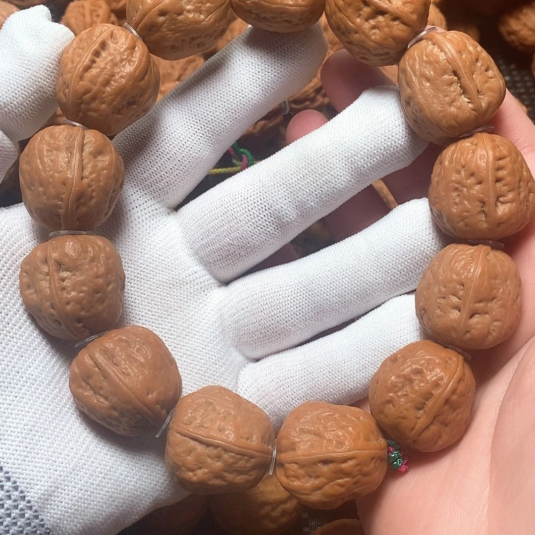 文玩核桃手串蛤蟆头