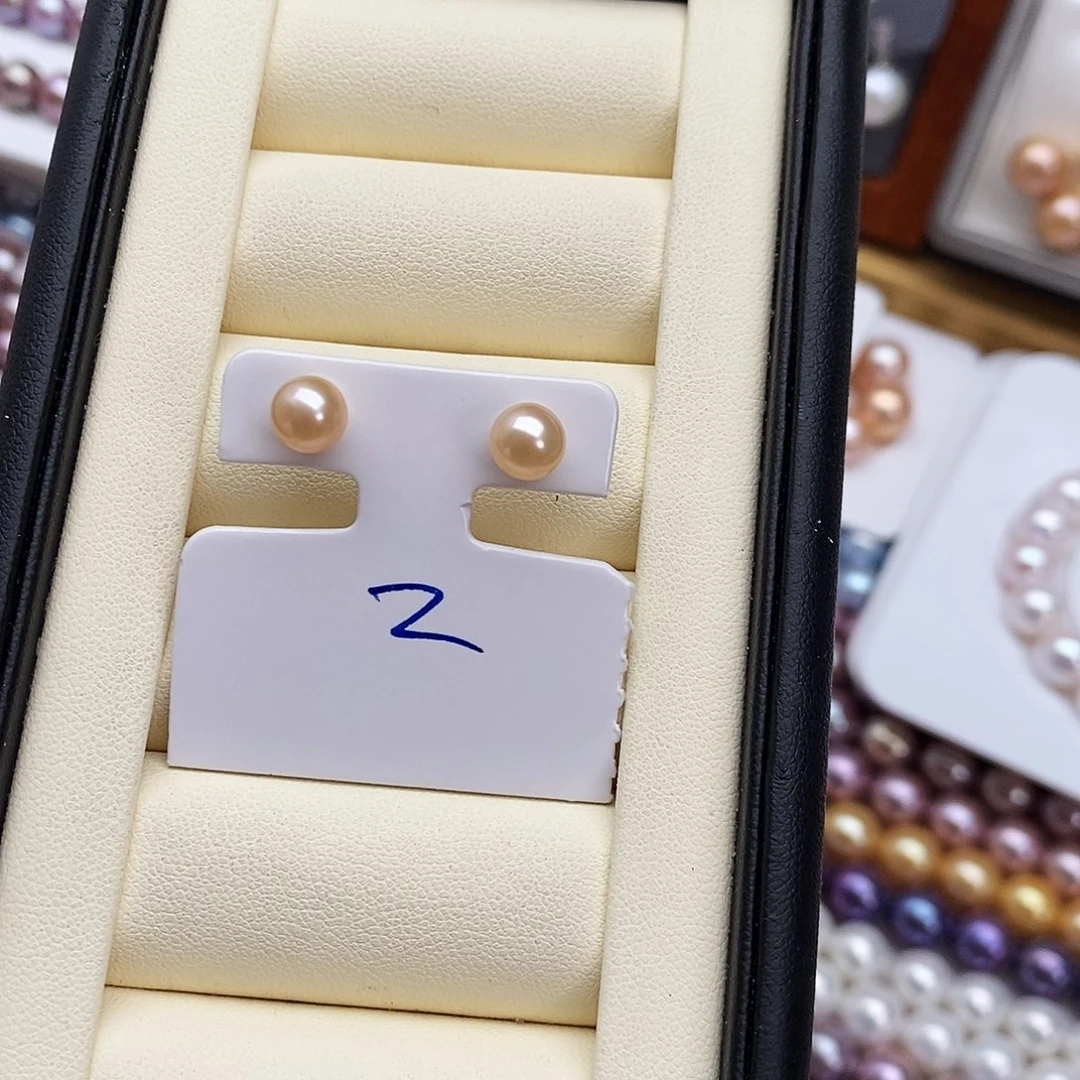 银S925镶嵌淡水珍珠颈饰