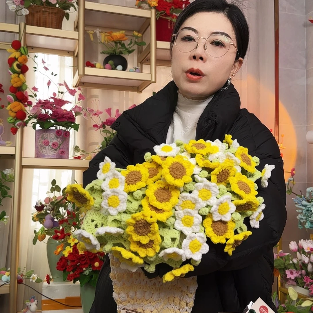 手工钩织设计花毯