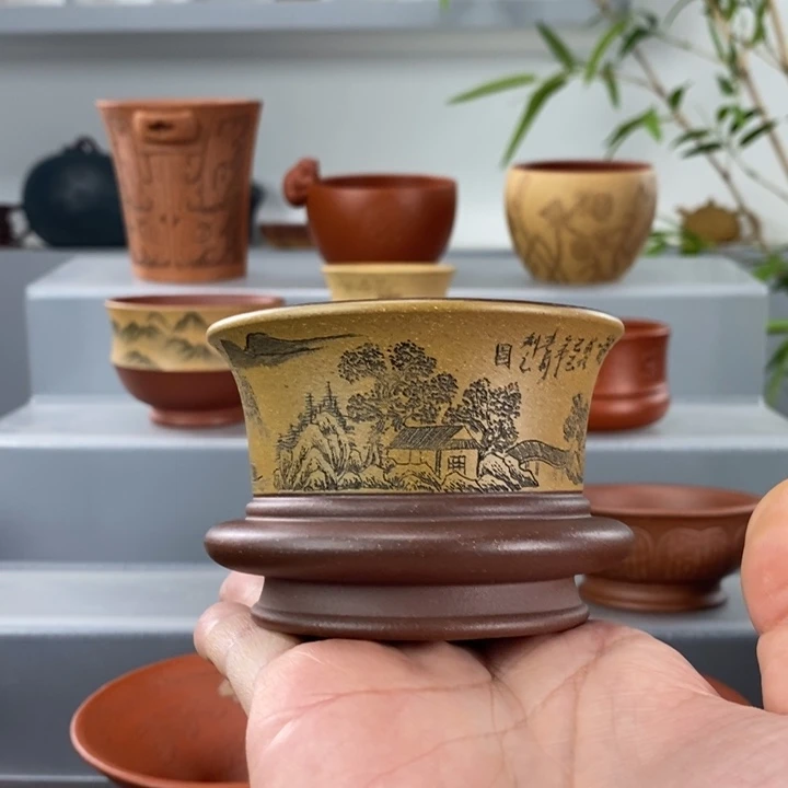 宜兴紫砂手工主人杯