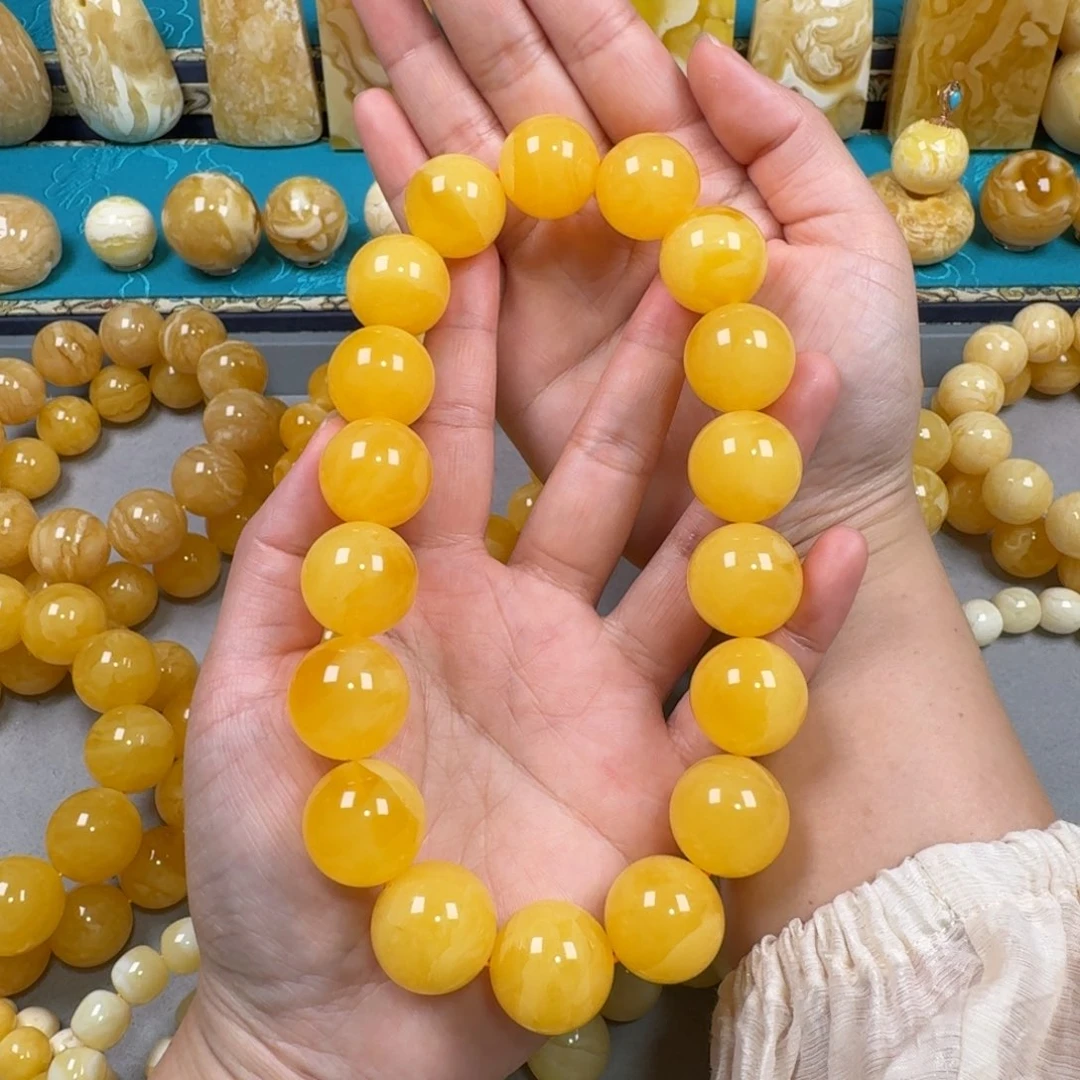 蜜蜡手链未镶嵌蜜蜡