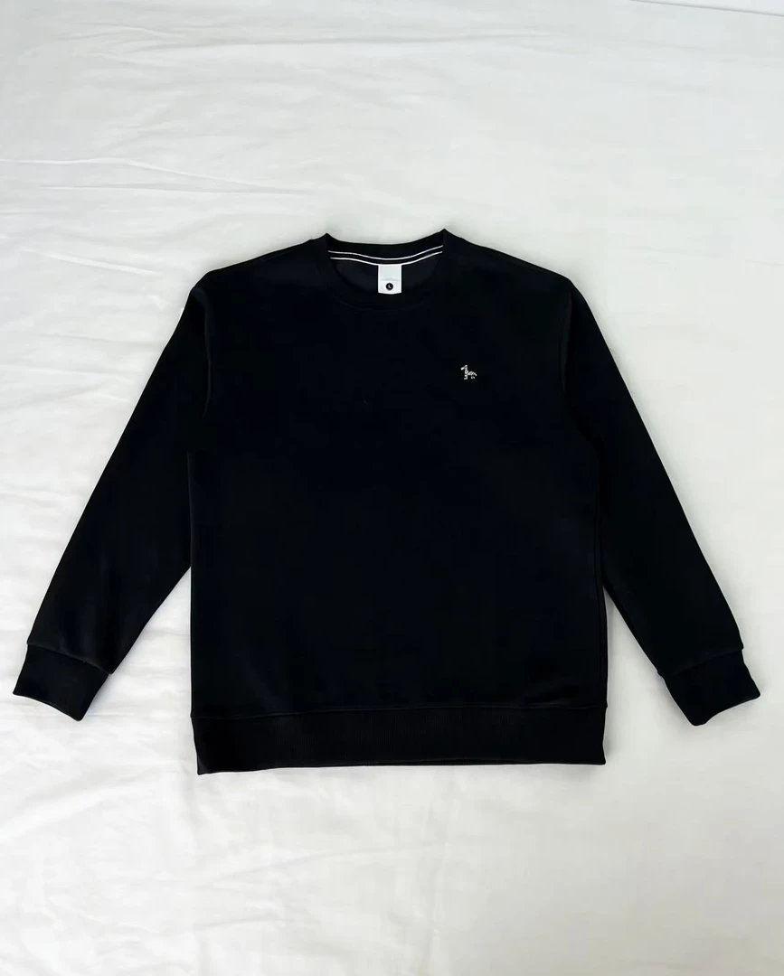 马到成功新年小马刺绣圆领卫衣百搭