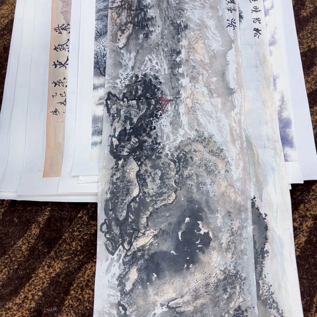 国画用***0绘画杜老师作品138.35