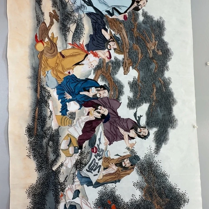 深***人国画手绘作品欣赏第一