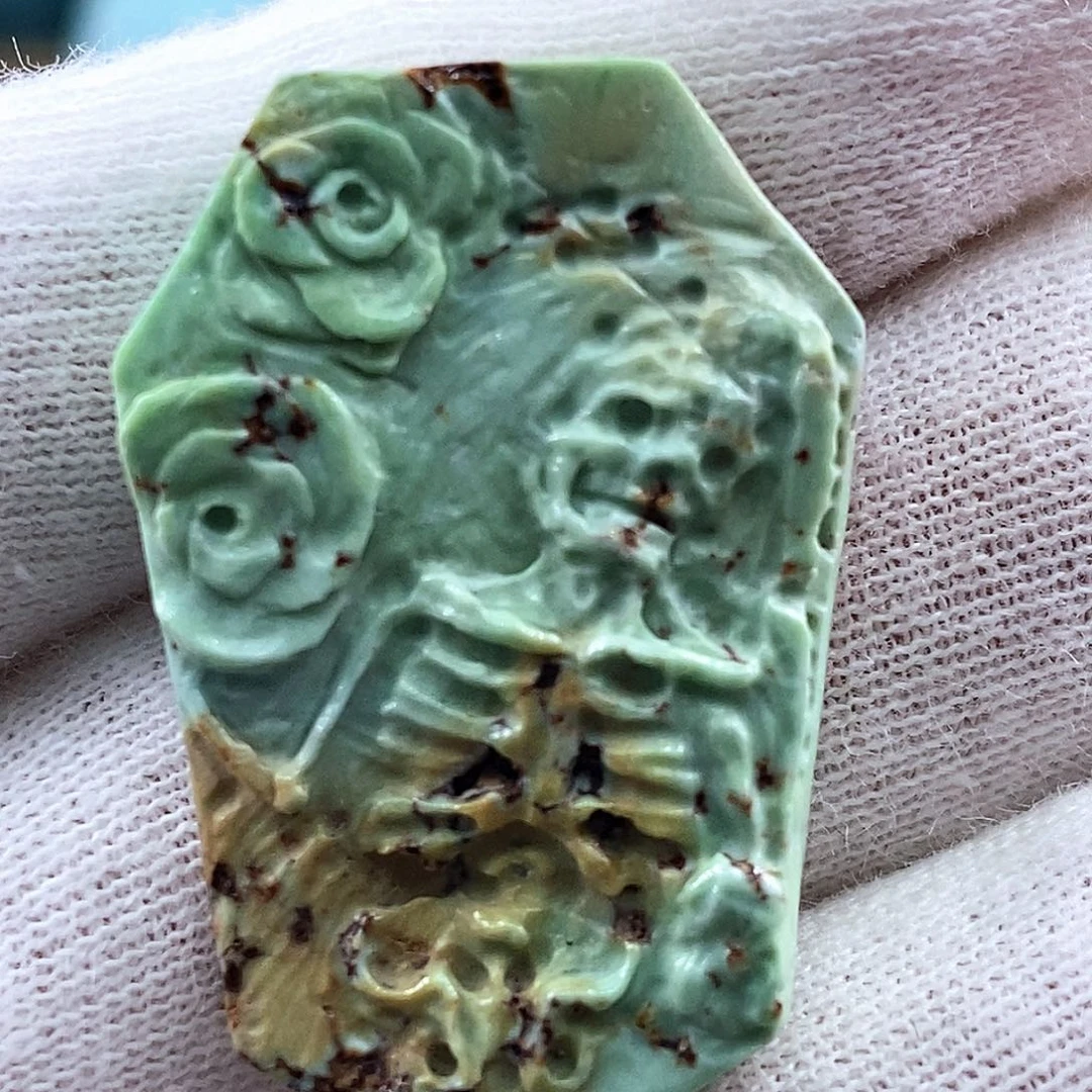 绿松石未镶嵌珠宝奇石