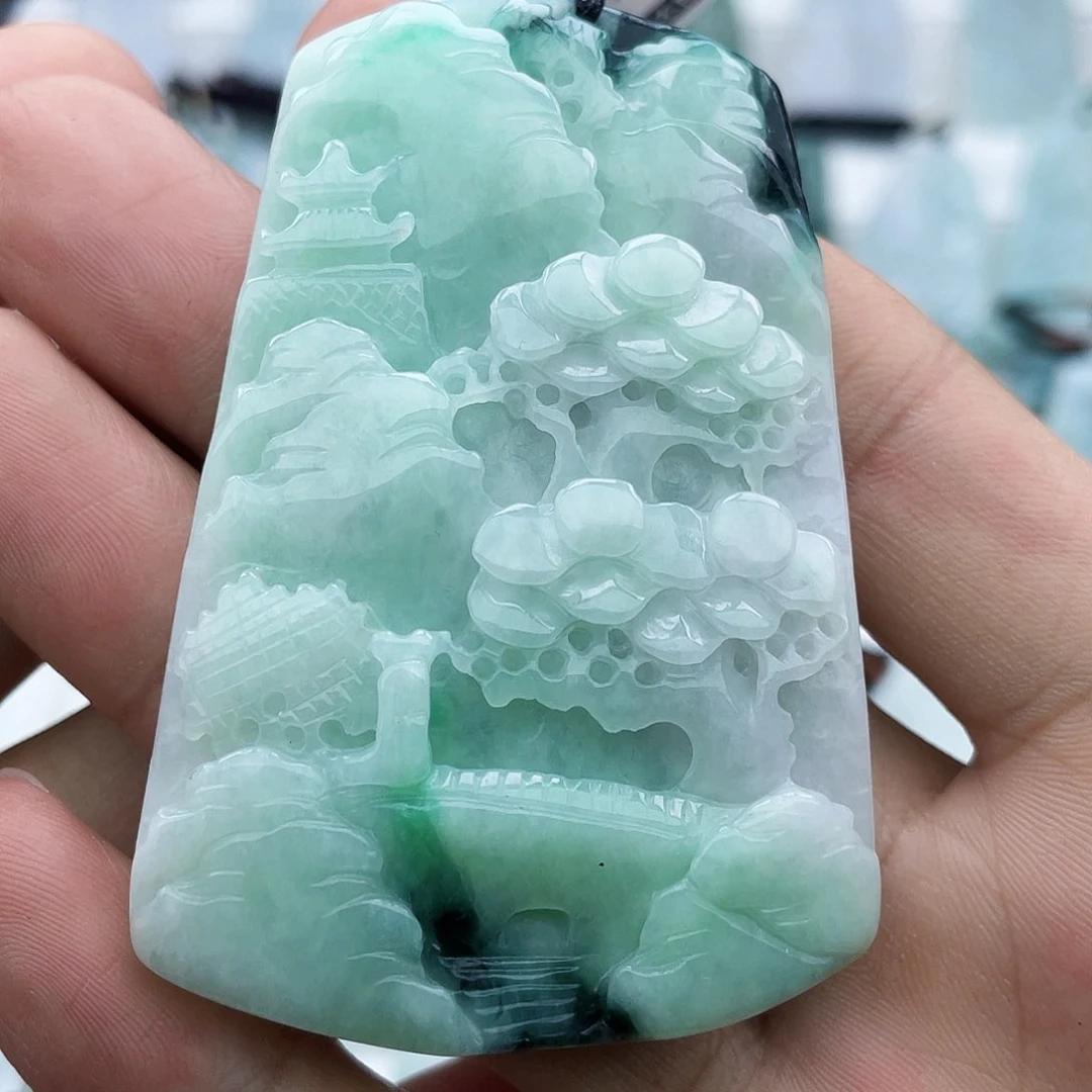 颈饰未镶嵌翡翠翡翠