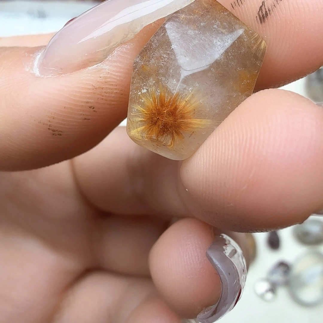 ****猪水晶珠宝半成品未镶嵌
