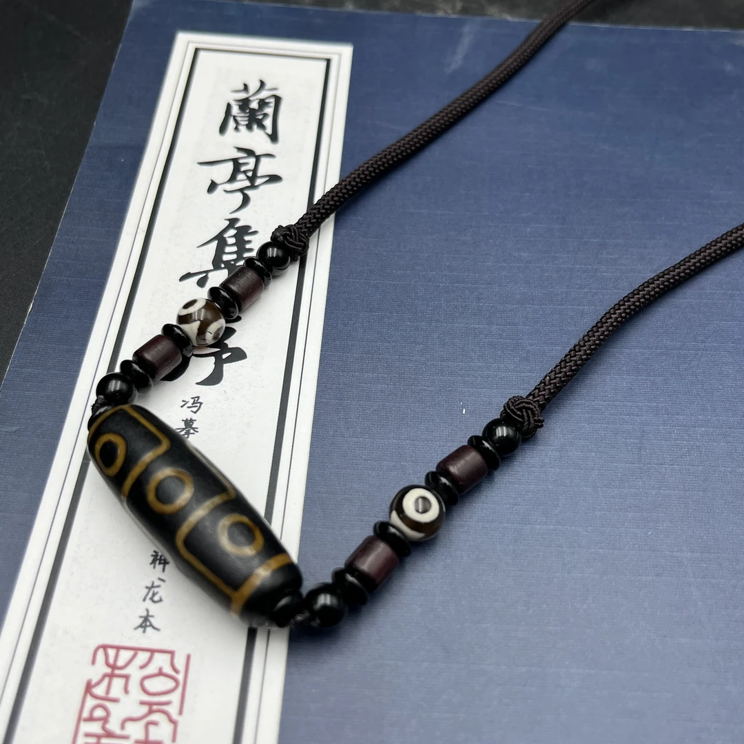 梵藏珠宝包浆九眼天珠玛瑙藏传复古民族风时尚百搭男女款