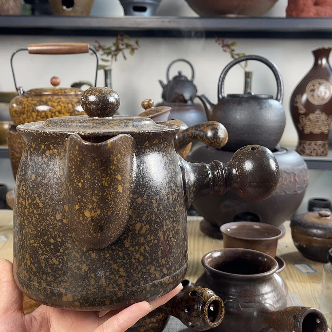 紫砂粗陶实用砂锅