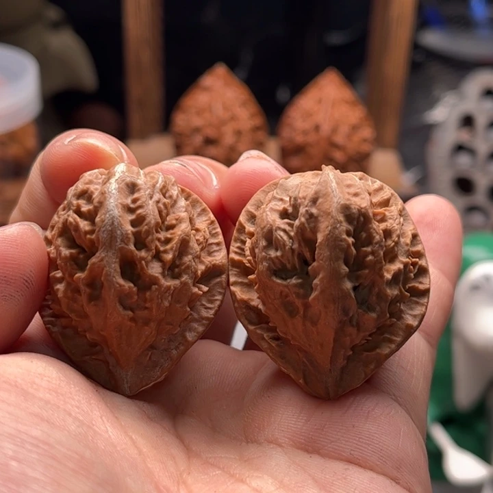 文玩核桃把件楸大胖34