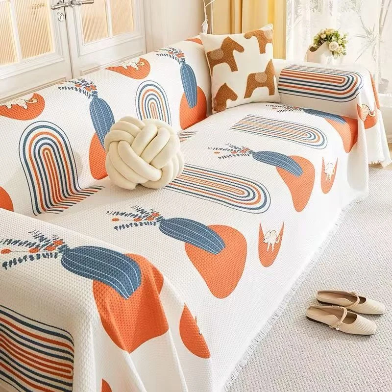 乌鲁木齐发货防滑新款沙发巾一片出租屋沙发垫防猫抓四季万能通用