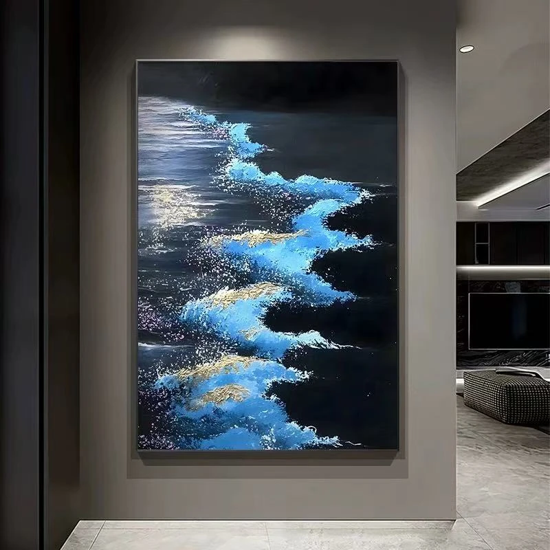 手工装饰品砂岩画轻奢轻奢客厅创意家用