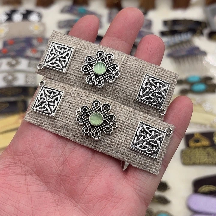 蒙古元素发卡一对