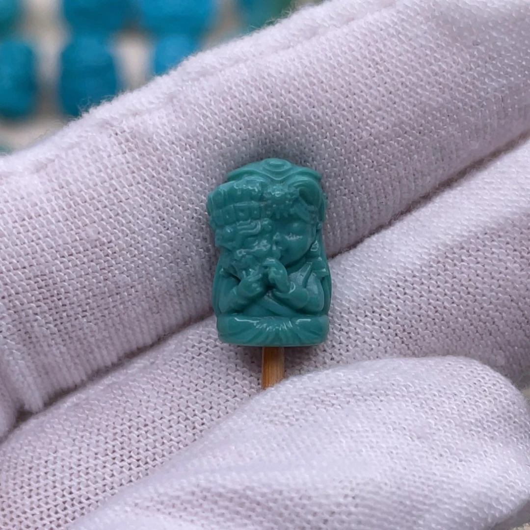 未镶嵌绿松石配珠