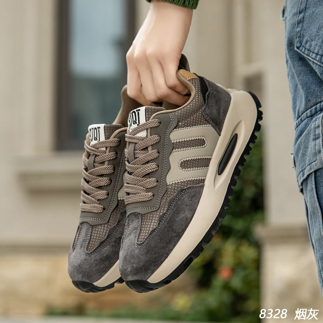 【冬季新款】斯杰奇官方运动鞋时尚户外休闲百搭潮流防水真皮男鞋