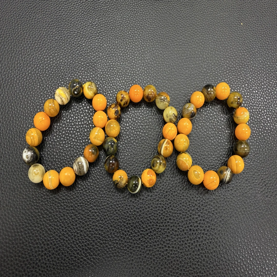 精品时尚牛黄14手串（多样性拍一发一）