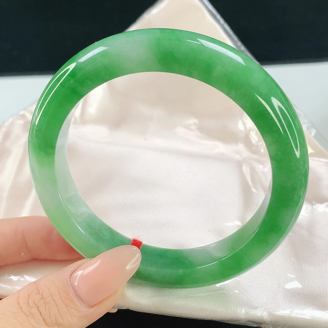 未镶嵌手镯翡翠60.7圈口